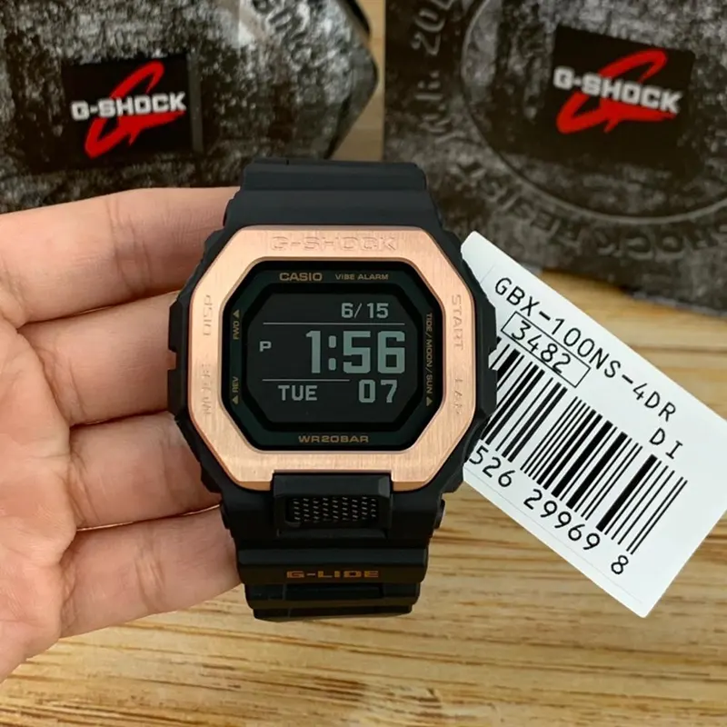 Casio G-Shock Digital G-LIDE (Bluetooth) Black Men's Watch- GBX-100NS-4